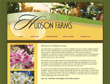Tablet Screenshot of hudsonfarmssanger.com